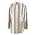 Camisa de manga larga de algodón con rayas Icon de Burberry Beige