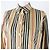 Camisa de manga larga de algodón con rayas Icon de Burberry Beige - vista 2
