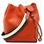 Borsa a spalla Hermès Ricol17 Evercolor Marrone Bianco Rosso