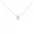 Autre Marque Collana in diamante in oro bianco Au750 Argento