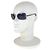 Timeless Chanel Metallsonnenbrille Silber Lila - Ansicht 5