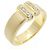 Autre Marque Hisakenji Au750 Diamantring Golden