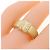 Autre Marque Hisakenji Au750 Diamantring Golden - Ansicht 5