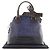 Autre Marque Borsa in pelle goffrata con nastro Paule Ka Marrone Nero Porpora - vista 10
