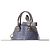 Autre Marque Borsa in pelle goffrata con nastro Paule Ka Marrone Nero Porpora - vista 2