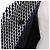 Chanel Hexagon COCO Button Zigzag Pattern Wool Coat Black White - view 5