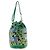 Borsa a spalla in cotone a spalla singola Hermès Verde