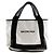 Cabas S Canvas Handtasche von Balenciaga Schwarz Weiß