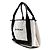 Cabas S Canvas Handtasche von Balenciaga Schwarz Weiß - Ansicht 2