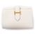 Cartera tri-fold Bearn de cabra Hermès Blanco