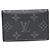 Tarjetero Slim Monogram Louis Vuitton Negro