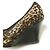 Bailarinas WEDGE de piel de ternera de Lanvin Multicolor Estampado de leopardo - vista 7