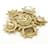 Spilla in perle e strass Chanel Coco Mark D'oro  - vista 3