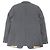 Blazer de lana a medida Gucci Castaño Gris - vista 4