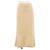 Falda sirena de punto con lamé Chanel Beige