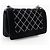 Borsa a Spalla 2 in 1 in Pelle Vellutata Chanel Boy Chanel 25 Nero - vista 3