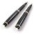Montblanc 14K 2-in-1 Füllfederhalter und Kugelschreiber Set Schwarz - Ansicht 4