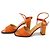 Sandali in pelle e nylon Hermès Arancione - vista 2