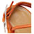 Sandali in pelle e nylon Hermès Arancione - vista 7