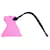 Charm de bolso Hermès Petite Ash Beaver en cuero Epsom Togo Rosa Naranja  - vista 1