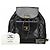 Timeless Chanel Matelassé Lammfell Rucksack Schwarz - Ansicht 13