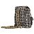 Timeless Chanel Coco Mark Matelassé Tweed Rucksack Schwarz Weiß - Ansicht 2
