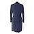 Chanel COCO Mark Button Wool 2way Jacket Skirt Blue Navy blue - view 3