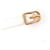 Bracelet Mole Hermès en cuir Taille 17 Blanc  - vue 5