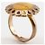 Chanel Ring mit Blumenmotiv Golden - Ansicht 3