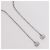 Fascia argentata Gucci GG x Rhinestone per donne Argento - vista 3