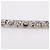 Fascia argentata Gucci GG x Rhinestone per donne Argento - vista 4