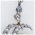 Fascia argentata Gucci GG x Rhinestone per donne Argento - vista 7
