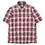 Autre Marque Camisa de algodón STAR PLAID MIX de Uniform Experiment Roja Azul marino