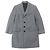 Paul Smith LONDON Stripe Pattern Wool Chester Coat Brown Grey