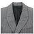 Paul Smith LONDON Stripe Pattern Wool Chester Coat Brown Grey - view 2