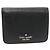 Cartera bifold pequeña Lena de piel de ternera Kate Spade Negro