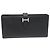 Cartera con cremallera larga Bearn Soufflet Veau Madame de Hermès Negro
