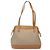 Céline Borsa a Spalla in Tela Macadam CELINE PVC Beige Oro Auth 139658 D'oro - vista 2