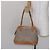Céline Borsa a Spalla in Tela Macadam CELINE PVC Beige Oro Auth 139658 D'oro - vista 24