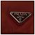Borsa a Spalla PRADA in Nylon Rosso Argento Auth ki5884 - vista 17