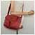 Borsa a Spalla PRADA in Nylon Rosso Argento Auth ki5884 - vista 23