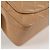 CHANEL Mini Matelassé 17 Borsa a Spalla con Catena Pelle Caviar Beige CC Auth 138560V Argento - vista 16