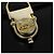 Céline Borsa a Spalla in Pelle Nera e Oro Auth fm4838 Nero D'oro - vista 19