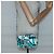 Borsa a Spalla con Catena PRADA in Nylon Verde Argento Autentica 139976 - vista 22
