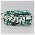 Borsa a Spalla con Catena PRADA in Nylon Verde Argento Autentica 139976 - vista 5