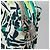 Borsa a Spalla con Catena PRADA in Nylon Verde Argento Autentica 139976 - vista 9
