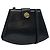 Borsa a Spalla Salvatore Ferragamo in Pelle Blu Navy Oro Auth BA4947 D'oro