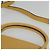 Céline Borsa a mano CELINE in pelle 2 in 1 oro giallo Auth 139069 D'oro - vista 8