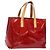 LOUIS VUITTON Borsa a Mano Monogram Vernis Reade PM Pomme D'amour M91990 Auth 139642 Rosso
