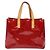 LOUIS VUITTON Borsa a Mano Monogram Vernis Reade PM Pomme D'amour M91990 Auth 139642 Rosso - vista 2